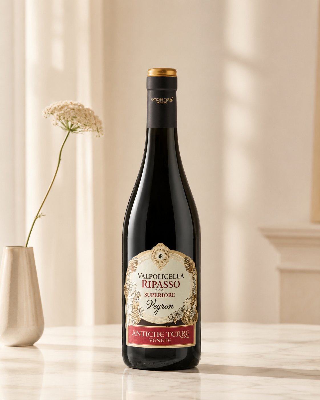 Premium rødvin som tilvalg