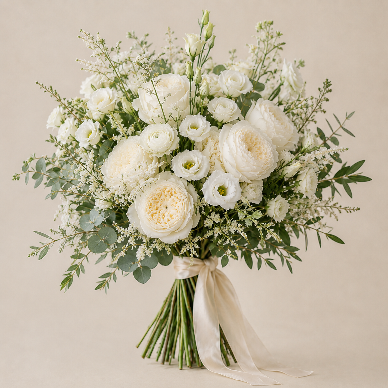 Classic White Bridal Bouquet