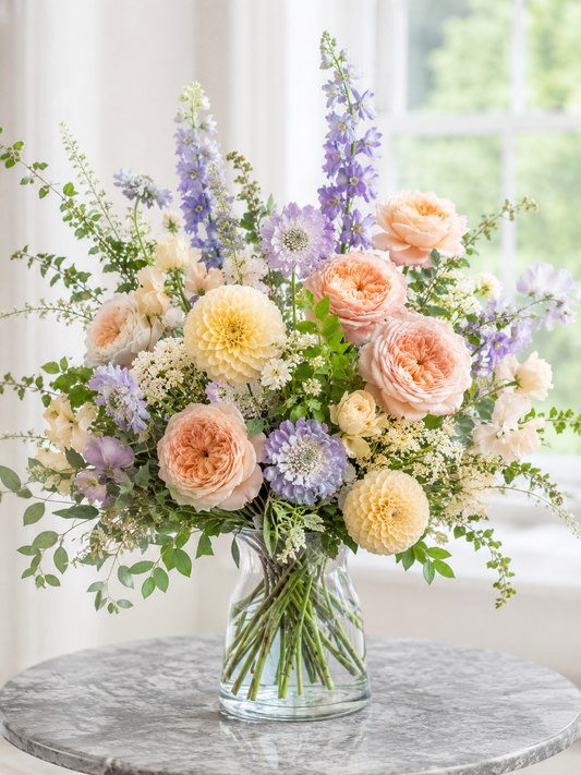 Soft Pastel Bouquet | Send Pastel Flowers Online