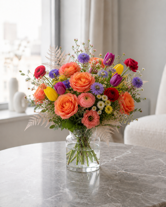 Colorful Birthday Bouquet | Send Birthday Flowers Online