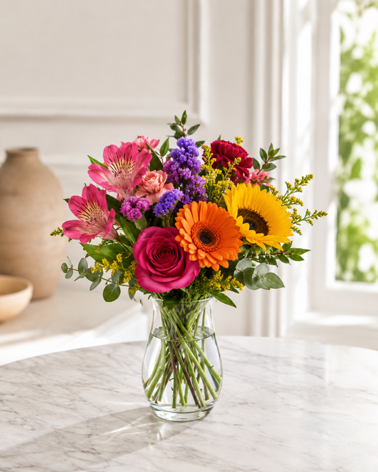 Vibrant Mixed Bouquet | Send Colorful Flowers Online