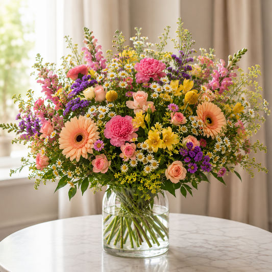 Happy Flower Bouquet | Affordable Flower Delivery Online