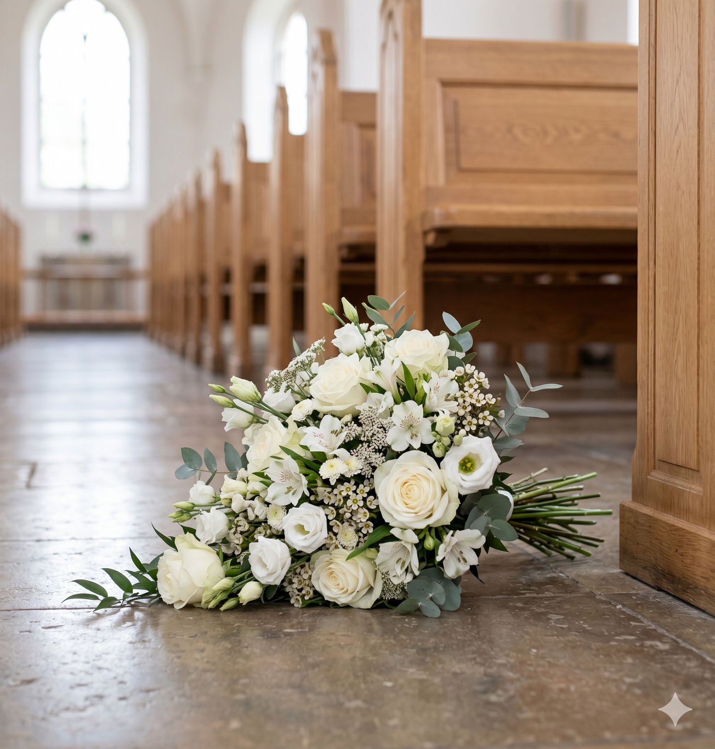 White Funeral Flowers | Elegant Sympathy Flowers Denmark