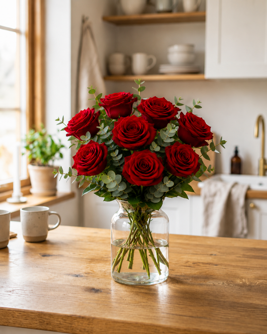 Classic Red Rose Bouquet | Send Red Roses Online