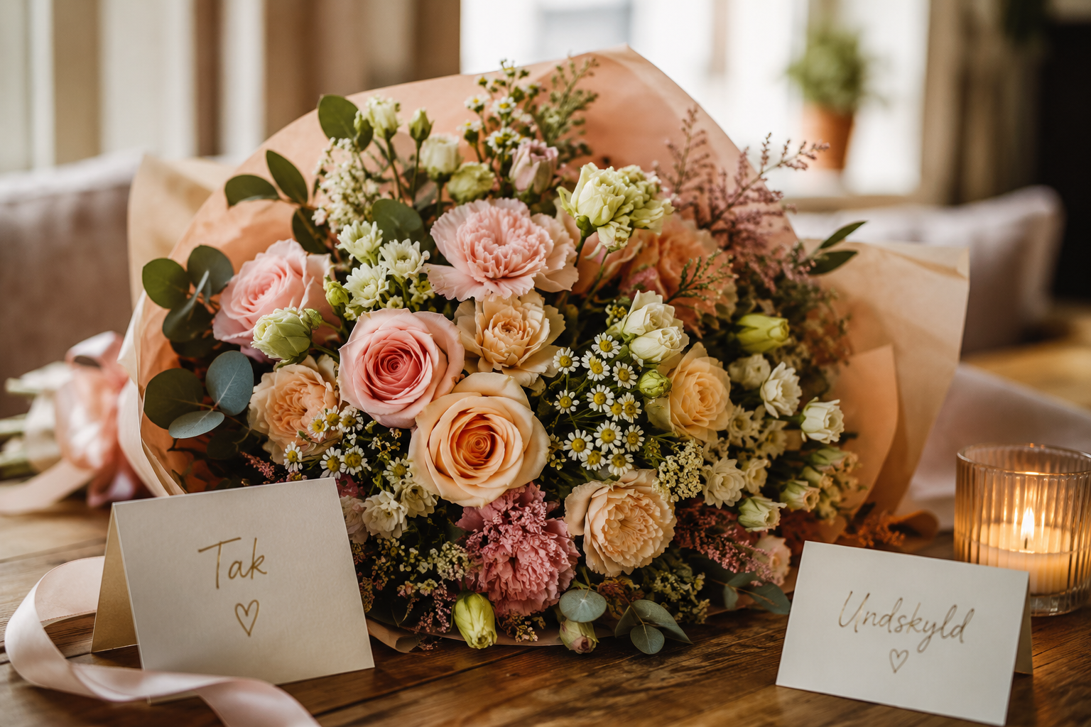 Tak & undskyld blomster