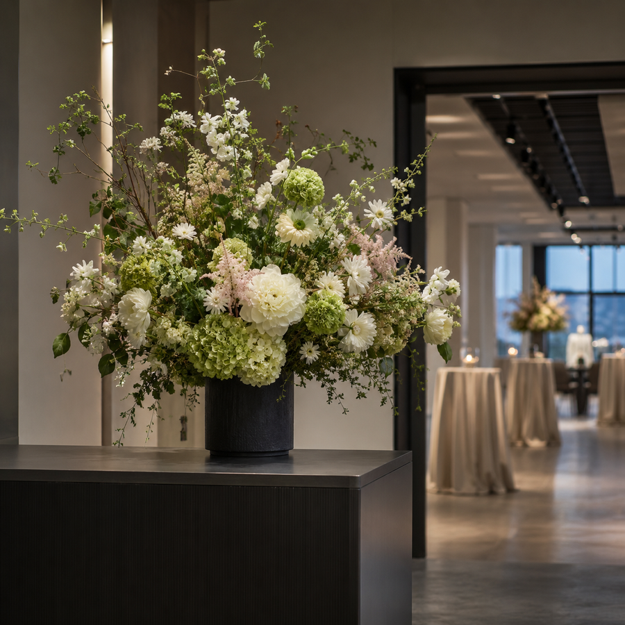 Company event flowers for receptions, launches and brand moments