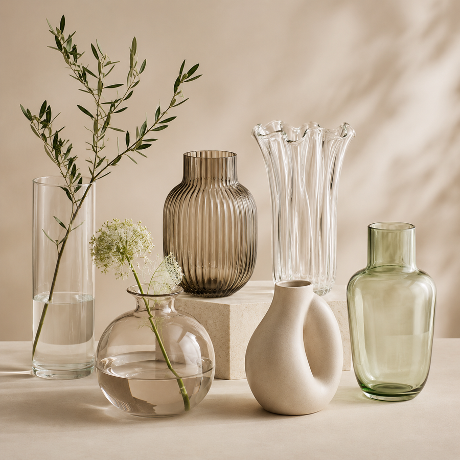 Complete your flower gift with a beautiful vase
