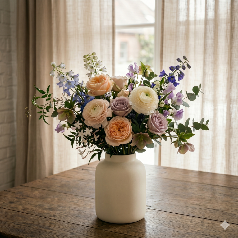 Let the florist choose the best seasonal flowers