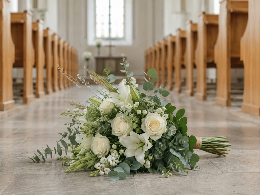 Funeral bouquets for a calm and dignified farewell