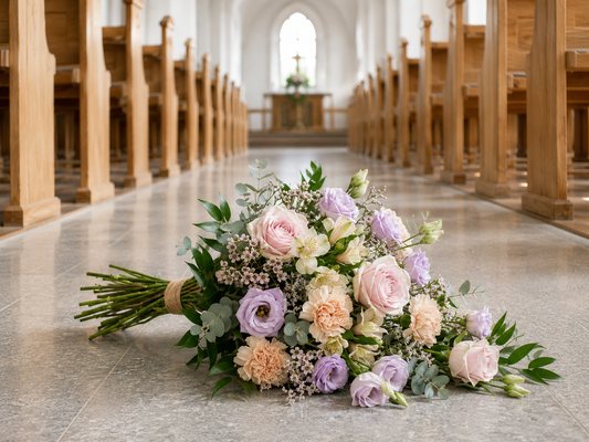 Soft Pastel Funeral Flowers | Gentle Funeral Flowers Online