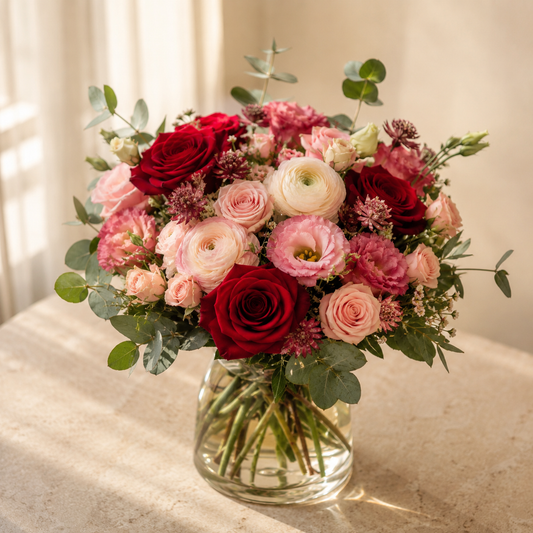 Date Night Buket | Romantisk Blomstergave i Danmark