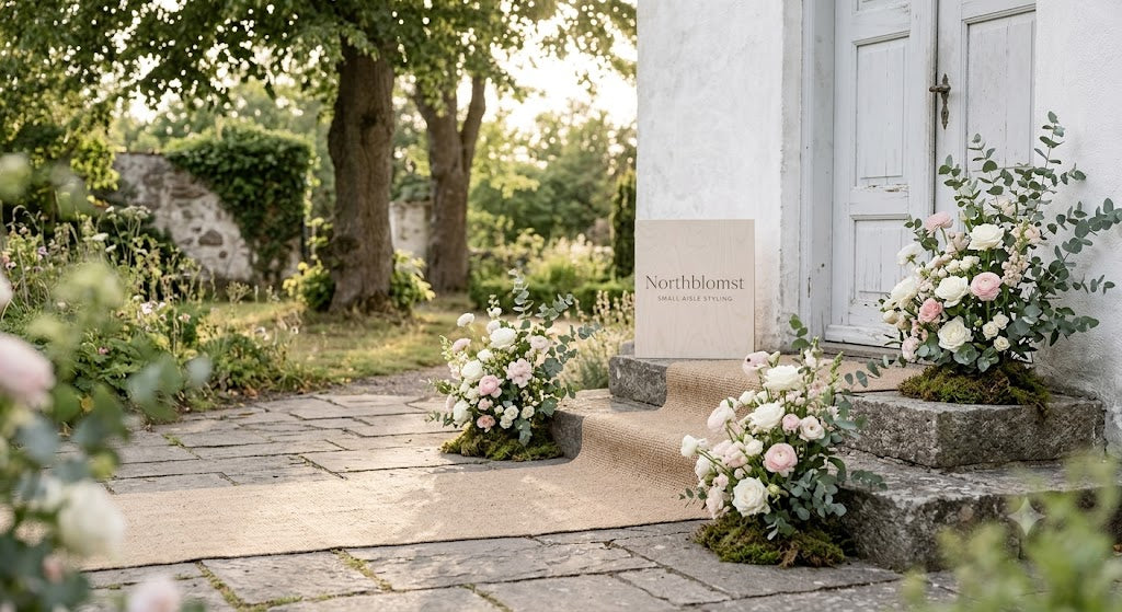 Bryllupsblomster til Kirkegang | Romantisk Blomsterdekoration Danmark