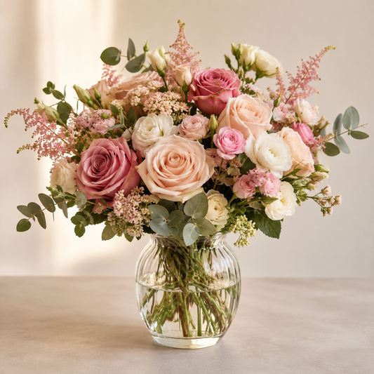 Blomster til Hustru | Elegant Romantisk Buket Danmark