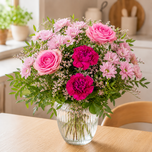 Blød & Lys Buket fra 299 kr