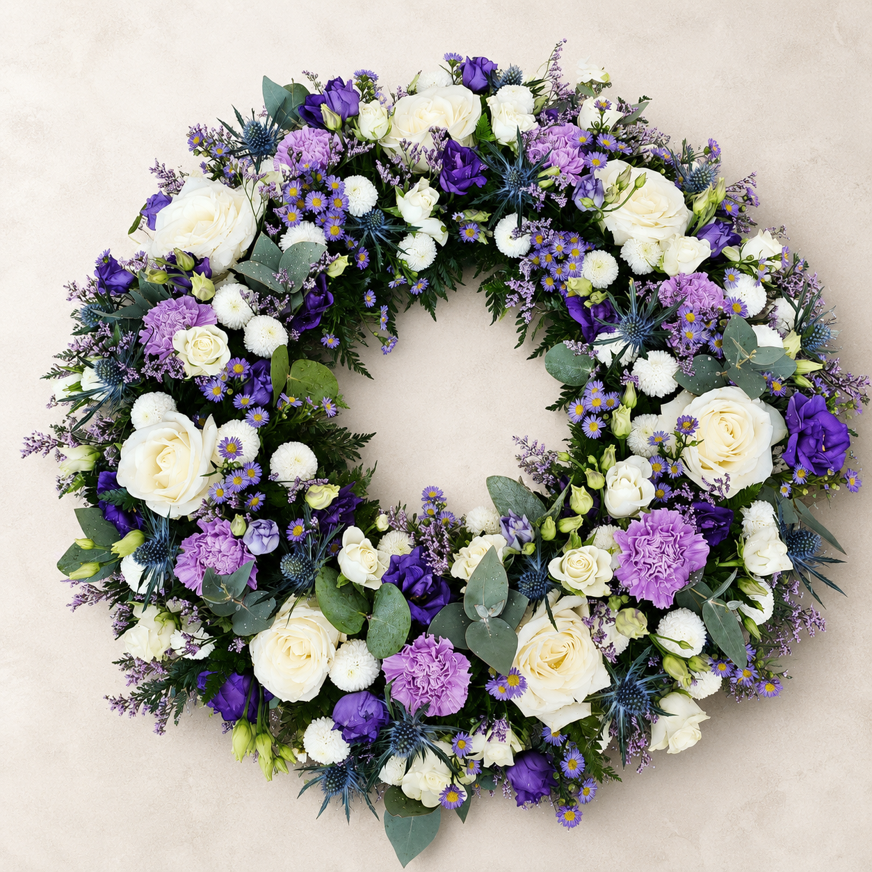 Lavender Funeral Wreath | Soft Sympathy Wreath Denmark
