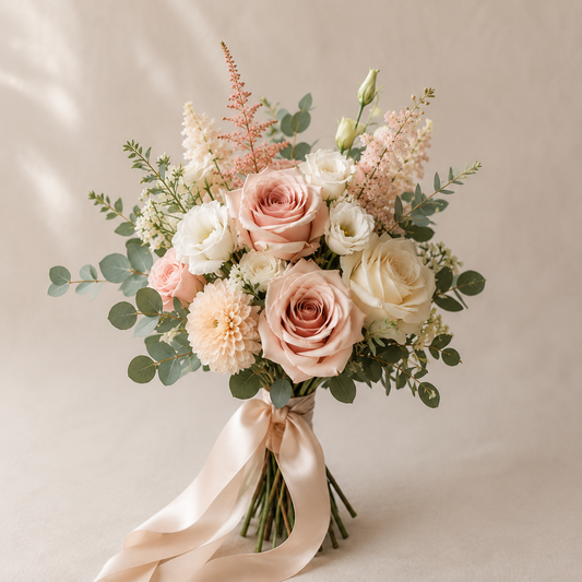 Blush & Ivory Bridal Bouquet