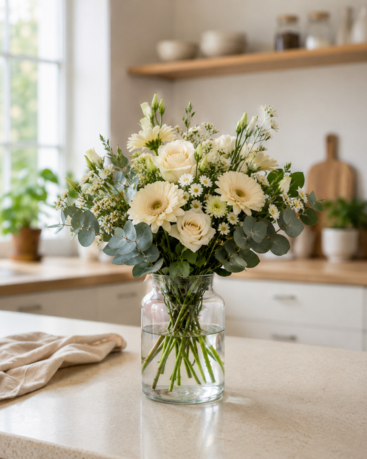 Neutral New Baby Bouquet | Send New Baby Flowers Online