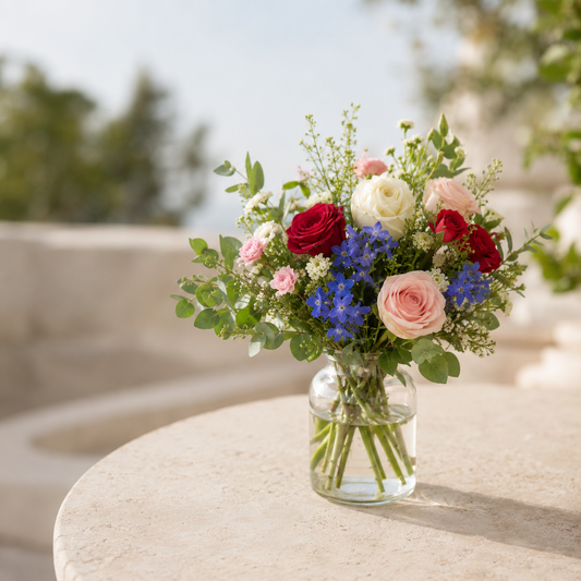 Sweet Romance Buket | Romantiske Blomster Danmark