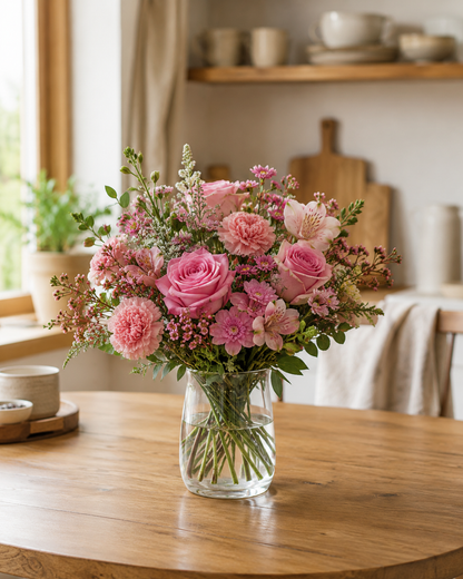 Rosa rosebuket | Send rosa roser