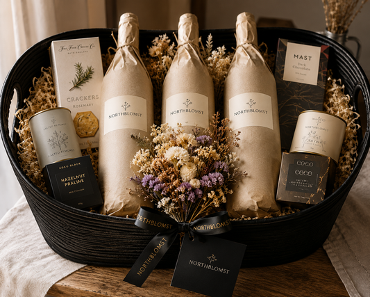 Wine Gift Basket with 3 Bottles | 18+ Wine Gift Basket