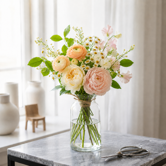 Sæsonens farverige buket | Send blomster i Danmark
