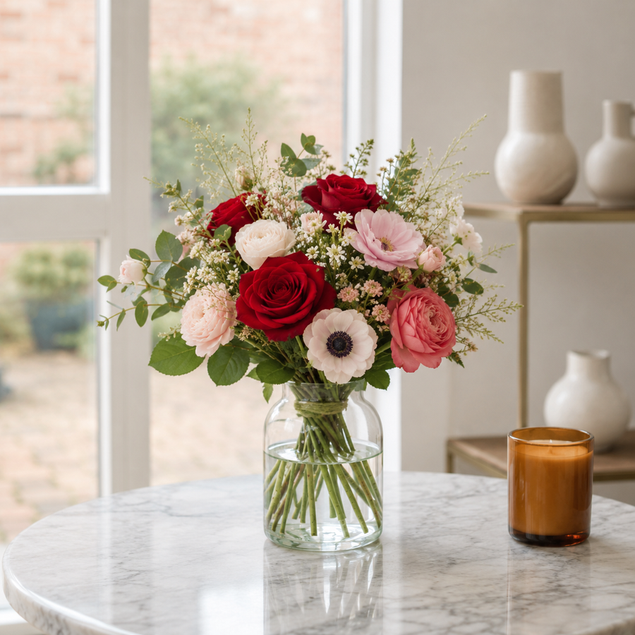 Romantic Harmony Bouquet | Send Romantic Flowers Online