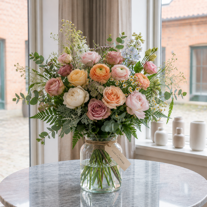 Kæreste-buket | Send romantiske blomster