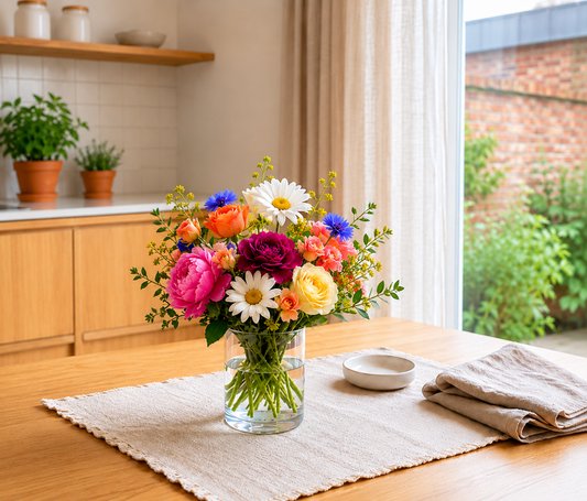 Frisk juni buket | Send sæsonblomster i Danmark