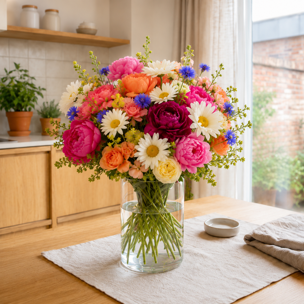 Frisk juni buket | Send sæsonblomster i Danmark