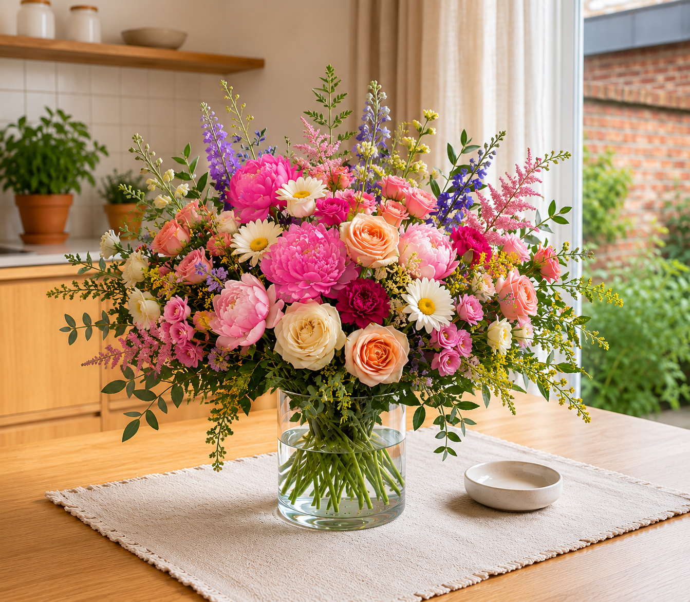 Frisk juni buket | Send sæsonblomster i Danmark