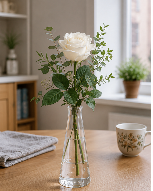 Single White Rose | Send One White Rose Online