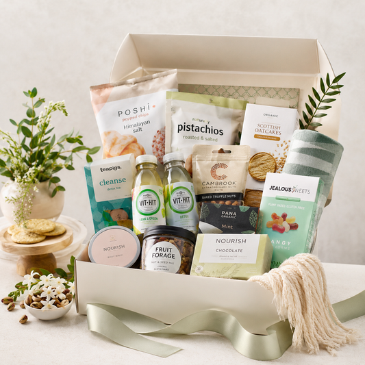 VIP Care Package Gift Box with Wellness Treats, Tea & Healthy Snacks | Premium Gift Delivery