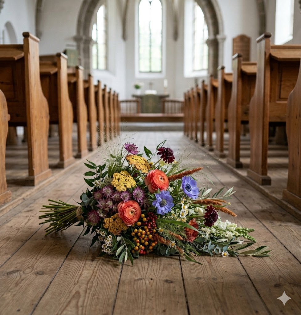 Farverige begravelsesblomster | Kondolenceblomster