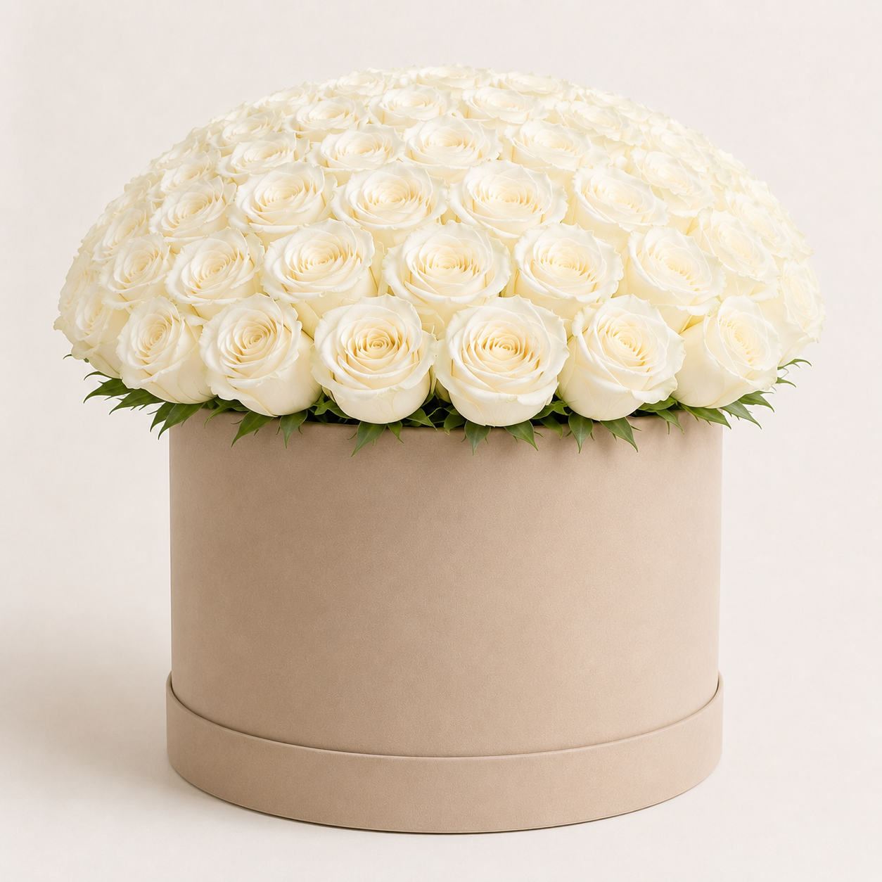 White Roses Flower Box | Luxury Rose Box Delivery
