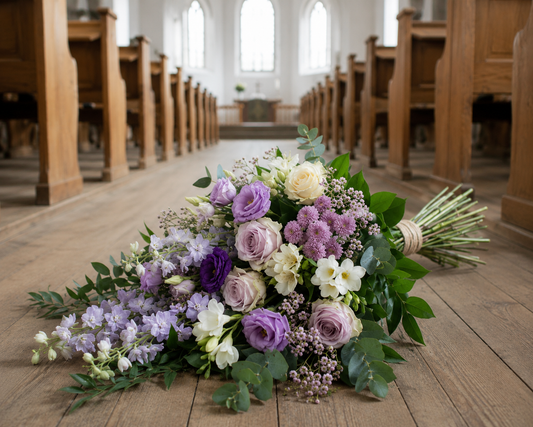 Purple Funeral Flowers | Elegant Sympathy Flowers Online