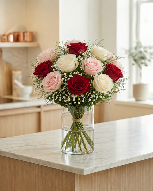 Anniversary Rose Bouquet | Send Anniversary Flowers Online